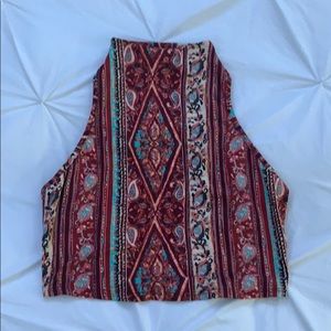 Mock Neck Crop Top Akira